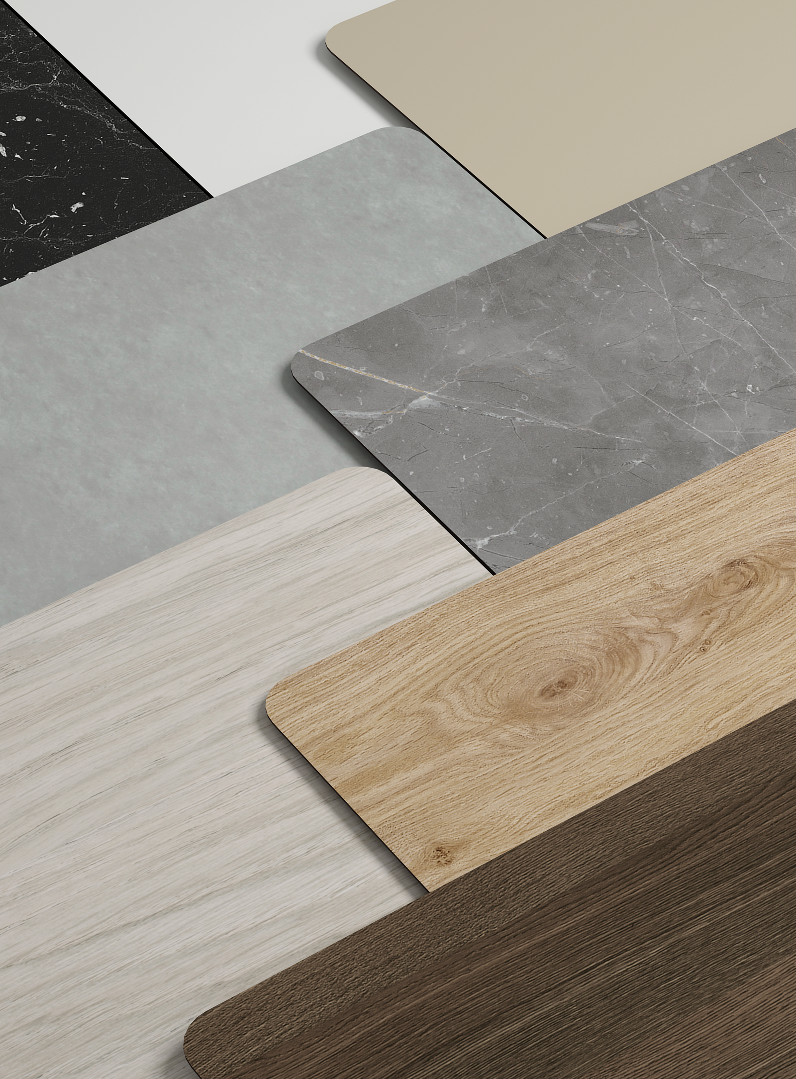 Próbki dekorów kolekcji dodatkowej Mood Stories